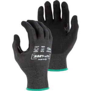 Cut-Less Korplex Glove with Foam Nitrile Palm, 18g, ANSI A4